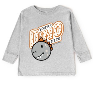 The Juniper Shop SmileyWorld You're Dino-Mite Toddler Long Sleeve Tee - 1 of 4