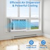 6,000 BTU Window Air Conditioner,Energy-Efficient Window AC Units Cools Up to 250 Sq. Ultra Quiet, Remote Control,for Office, Bedroom, Kitchen - 2 of 4