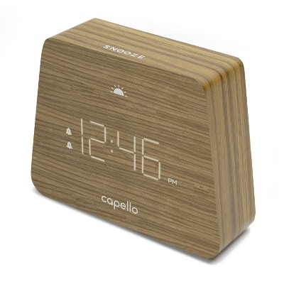 Digital Mantle Alarm Clock Lark Finish - Capello_3