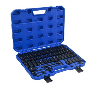ORRD 66PCS Air Tool & Accessories Kit, Ratchet Wrench Set with Extension Rods & Universal Connectors – Black/Blue - 1 of 4