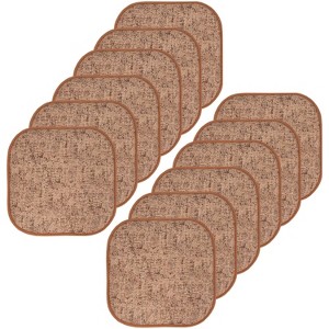 Broadway Memory Foam No Slip Back 16" x 16" Chair Pad Cushion by Sweet Home Collection® - 1 of 4
