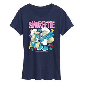 Women's - Smurfs - Smurfette Short Sleeve Graphic T-Shirt - 1 of 4