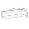 45" White Coffee Table - Henn&Hart - 4 of 4