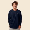 Dalix UFO Embroidered Cotton Classic Fit Long Sleeve Crewneck Tee Shirt Mens - 3 of 4