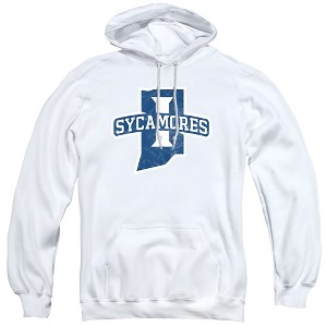 Indiana State University Official Distressed Primary Adult Pull-Over Hoodie - 1 of 4