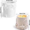 JDICTION Ocean Sea Shell Storage Jar Silicone Mold, Starfish Cylindrical Resin Molds for Jewelry Candle Containers, Marine Home Decor - 2 of 4
