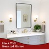 Sumerain 20X30'' Wall Mount Bathroom Vanity Mirrors, Aluminum Frame Vertical Horizontal Hanging - 3 of 4