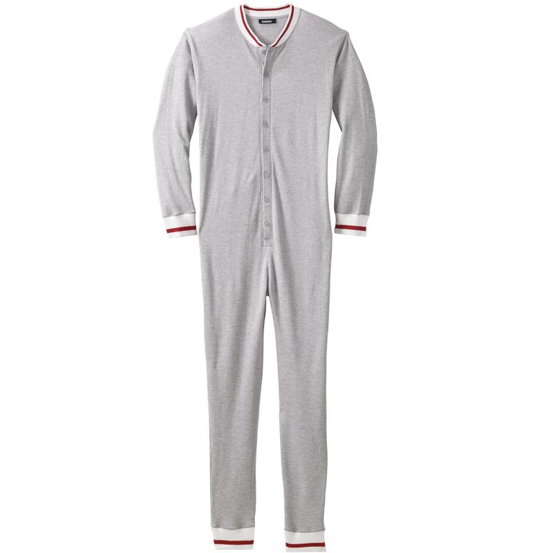 KingSize Men's Big & Tall Tall Waffle Thermal Union Suit Pajamas, 1 of 2