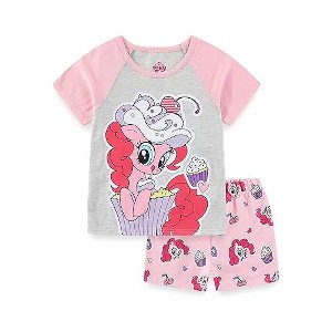 My Little Pony Pinkie Pie Girls Short Sleeve T-Shirt and French Terry Shorts Set for Big Kids - Size 12 - 1 of 4