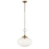 Uttermost Glass Pendant – Bellaire 20 Inch Clear Shade Hanging Light - 4 of 4