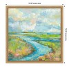 Amanti Art Marsh (Stream) by Jeanette Vertentes Canvas Wall Art Print Framed 16 x 16-in. - 4 of 4