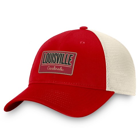 Ncaa Louisville Cardinals Rowdy Unstructured Trucker Soft Mesh Back Hat ...