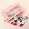 Unique Bargains Clear Letter Makeup Bags 1 Pc - 3 of 4