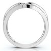 Pompeii3 Platinum 1/4ct Diamond Mens Wedding Ring - 2 of 4