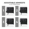 LOVMOR Convertible Memory Foam Futon Couch Bed, Modern Folding Sleeper Sofa - 4 of 4