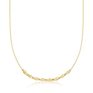 Pure Collection by Ross-Simons 18kt Gold Vermeil Multi-Shaped Bead Necklace - 1 of 4