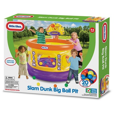 little tikes slam dunk ball pit