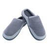 Isotoner Men's Microterry and Waffle Travis Hoodback Slipper - 2 of 4
