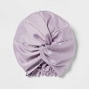 Sleep Well Satin Elastic Hair Wrap - Black Extra Deep – Hair Wrap Heaven