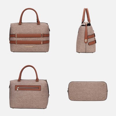 MKF Collection Leila Women’s Vegan Leather Satchel Handbag by Mia K — фото 4