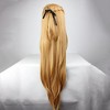 Unique Bargains Women's Wigs 33" Gold Tone with Wig Cap - 4 of 4