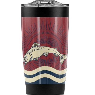 Game Of Thrones Tully Sigil Steel Tumbler 20oz Coffee Travel Mug