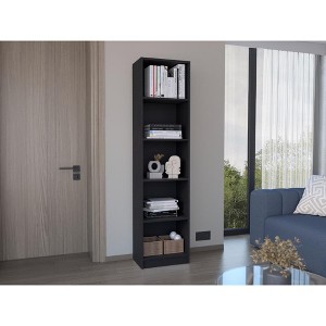 XIYUYEU Modern 4-Shelf Home Bookcase Display Unit Bookshelf for Bedroom Storage - 1 of 4