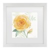Trademark Fine Art Sheila Golden The Yellow Rose Matted Framed Art - 2 of 4