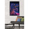 Trends International Wumples - Neon Dinosaur Framed Wall Poster Prints - 2 of 4