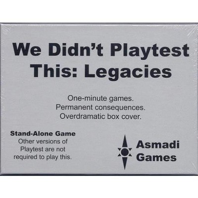 We Didn't Playtest This - Legacies Board Game