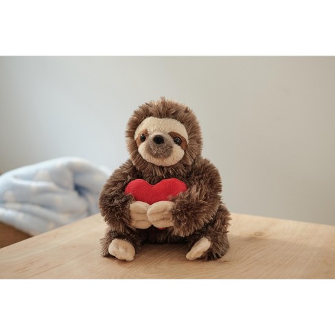 Bearington Lil' Simon Love Plush Sloth Stuffed Animal Holding a Heart -  Great Gift for Birthdays, Holidays and Other Special Occasions, 6.5 Inches