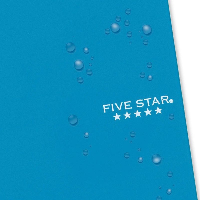 Five Star 80pg 2 Subject College Ruled Notebook 9.5&#34;x6&#34;, 4 of 8