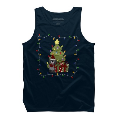 Men's Design By Humans Christmas for Puppy By realdealclipart Tank Top