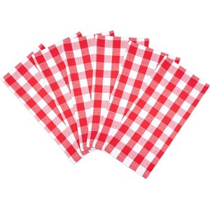 Sloppy Chef Buffalo Plaid Kitchen Towels (Pack of 6), 20x30, Cotton - 1 of 4
