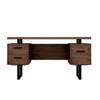 Vynxaria Home Office Computer Desk with Drawers & Hanging Letter-size File Storage, 59-inch Writing Table - 2 of 4