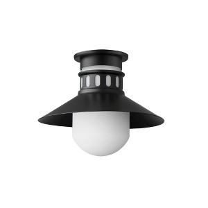 Maxim Lighting Admiralty 1 - Light Flush Mount in  Black - 1 of 3