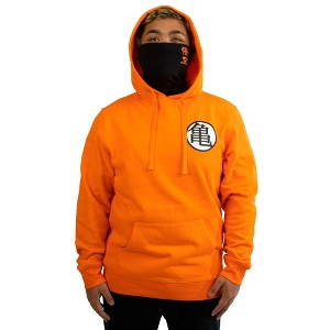 Dragon Ball Z Orange Hoodie with Black Gaiter - 1 of 1