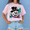 Brushstroke Cute Snowman T-Shirt, Preppy Merry Christmas Glitter Holiday Tee | OrnamentallyYou - 4 of 4