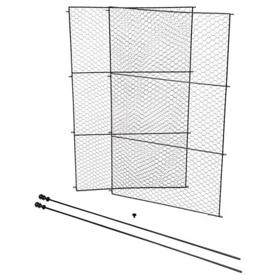 Gardener's Supply Company Tall Chicken Wire Critter Fence Extension Panels | Outdoor Weatherproof Animal Barrier Fencing for Flowers & Vegetable