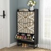 Hommoo Freestanding Shoe Storage Cabinet with 3 Flip Drawers - 4 of 4