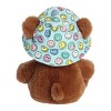 Aurora Small Bucket Hat Bear SMILEYWORLD Vibrant Stuffed Animal Brown 7" - 4 of 4