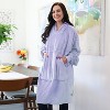 Catalonia Woman Blanket Hoodie Oversized Sweatshirt, Comfy Fleece Pullover Longe Sleeve, One Size Fits All, Gift Woman Wife - 4 of 4