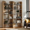 Hommoo 5-Tier Farmhouse Double Wide Bookshelf - 3 of 4