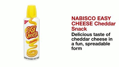 NABISCO EASY CHEESE CHEDDAR SPREADABLE NO NEED TO REFRIGERATE 3