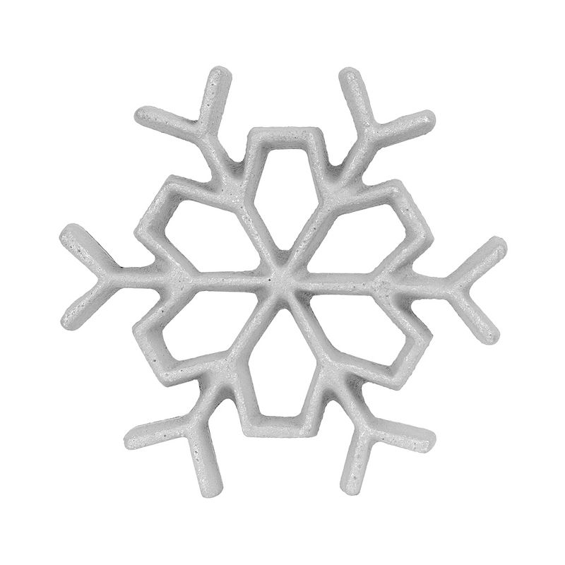 O'Creme Rosette-Iron Mold, Cast Aluminum Snowflake Shape, 1 of 4