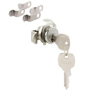 Prime Line S 4573 Mail Box Lock with Threaded Body, Nickel Plated - 1 of 1