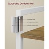 Extra Tall Bookshelf, Large Bookcase with Steel Frame, Deep Book Shelf - 4 of 4