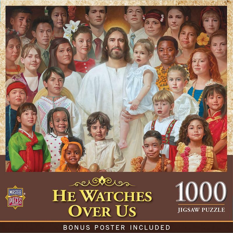 MasterPieces 1000 Piece Jigsaw Puzzle - He Watches Over Us - 19.25"x26.75", 2 of 8