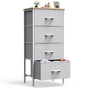 Kumasinova Dresser for Bedroom,Tall Chest of Drawers with Metal Frame and Wood Top,Storage Tower for Kid Room,Closet,Entryway,Nursery - 1 of 1