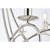 Elegant Lighting Lyndon 8 light Polished Nickel Pendant - 4 of 4